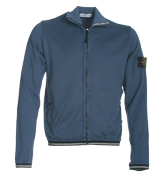 Mid Blue Full Zip Sweatshirt