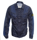 Midnight Blue Nylon Lightweight Jacket