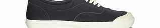 Navy Canvas Trainers