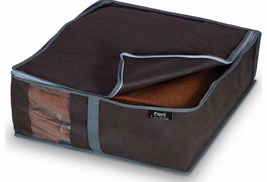 Brown Peva 2 Piece Blanket Storage Set - Small