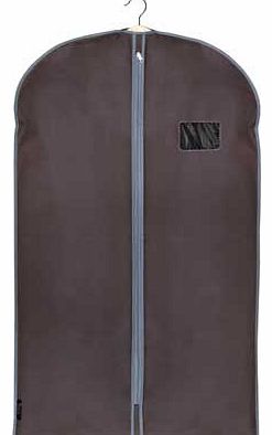 Brown Peva 2 Piece Suit Cover Set