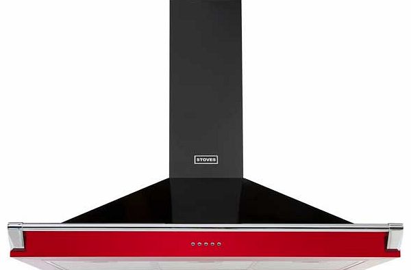 1000 RICH 100cm Cooker Hood - Red