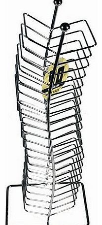 CD 40 Chrome Wavy Tower Rack