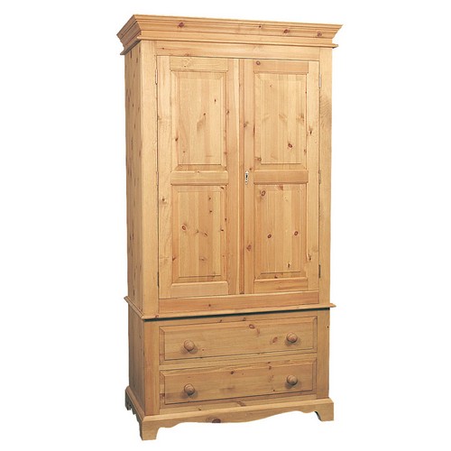 Stratford White Double Gents Wardrobe 916.281