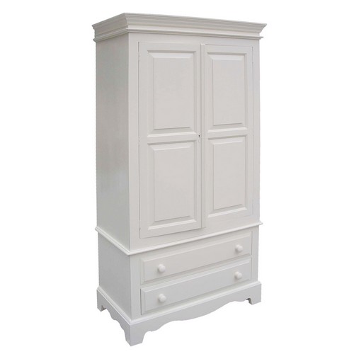 White Double Gents Wardrobe 916.281