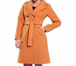 Papaya wool blend coat