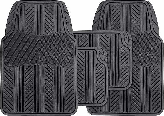 Set of 4 Premium Rubber Car Mats