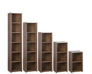 Studio office narrow bookcases