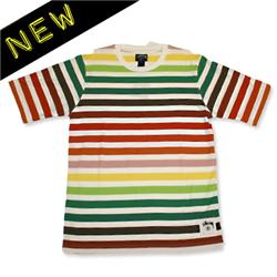 Stripe Crew T-Shirt - White