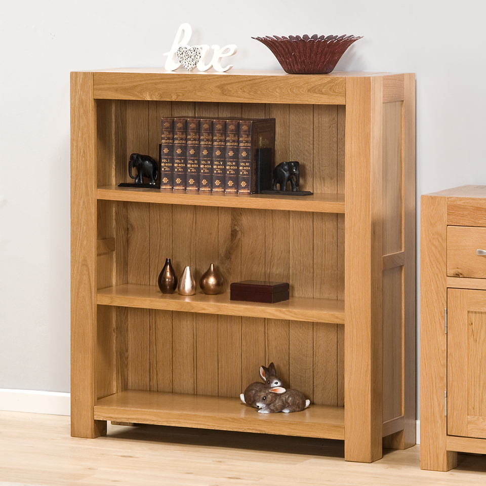 Suffolk 3 Shelf Oak Bookcase