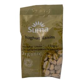 Organic Jumbo Raisins - Yoghurt Coated - 125g