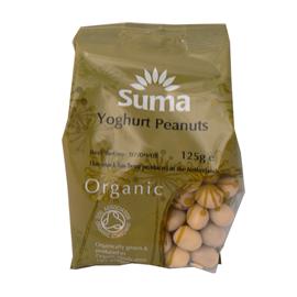 Organic Peanuts - Yoghurt Coated - 125g