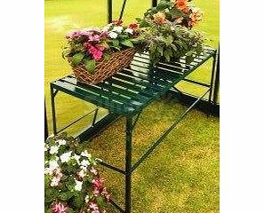 Summer Garden Buildings 4 Green 1 Tier Greenhouse Staging