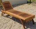 Lounger: 1800 x 600 x 900 - Natural wood