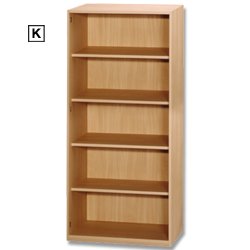 sun Office Furniture High Bookcase - Beech 78W