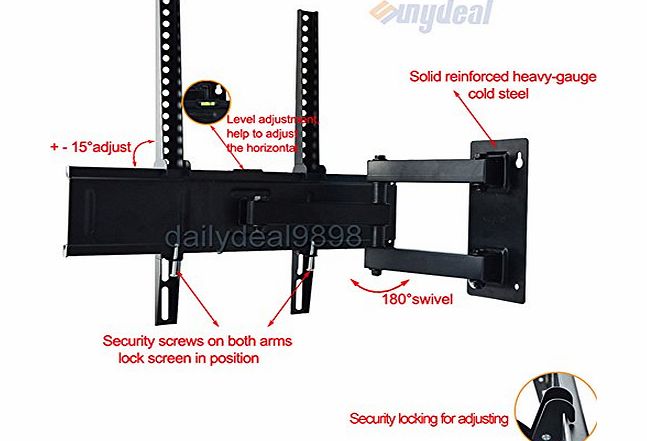 Tilt TV Wall Mount for LCD LED Plasma TV Sony Bravia KDL-32L4000, KDL-32M3000, KDL-32M4000, KDL-32N4000, KDL-32S2010, KDL-32S2400, KDL-32S3000, KDL-32XBR4, KDL-32XBR6