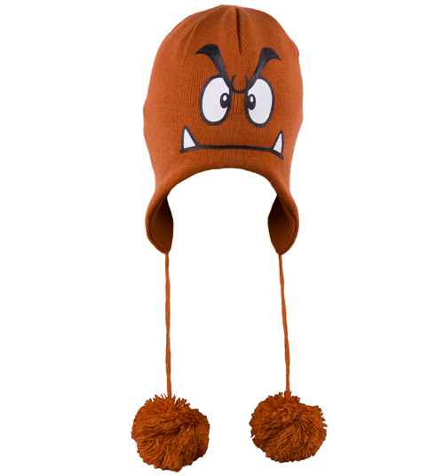 Mario Brothers Goomba Laplander Hat