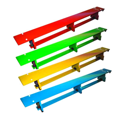 Gymnastics Coloured Balance Benches 1.8m (0903C180B - 1.8m (6ft) Blue)