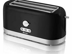 ST10090BLKN 4 Slice LongSlot Black Toaster