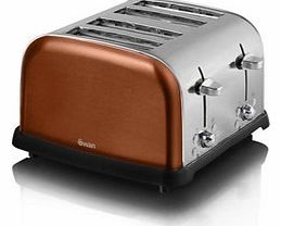 ST16010COPN 4 Slice Copper Metallic Toaste