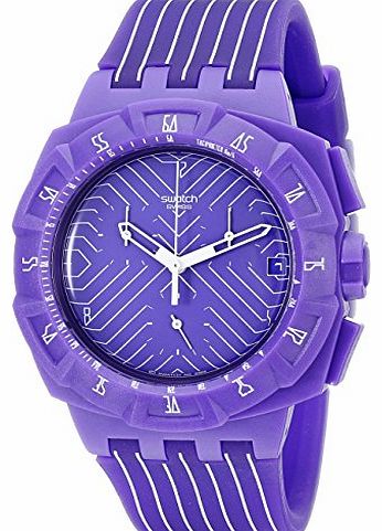 Ladies Watch Chrono Plastic 2 Purple Run SUIV401