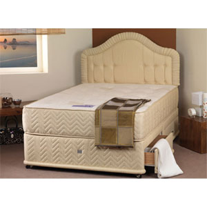 Cotton Pure 4FT Sml Double Divan Bed