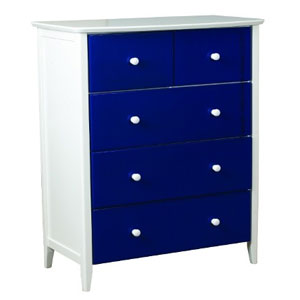 Kipling Blue 5 Drawer Chest