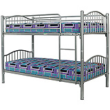 Soria Metal Frame Bunk Bed With Gemini Mattresses