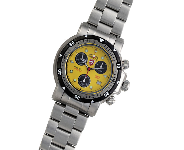 Military Diver` Chronograph - Yellow