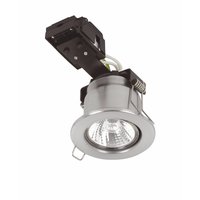 Linolite:Sylvania Fixed GU10 Brushed Steel Fire Rated Downlight