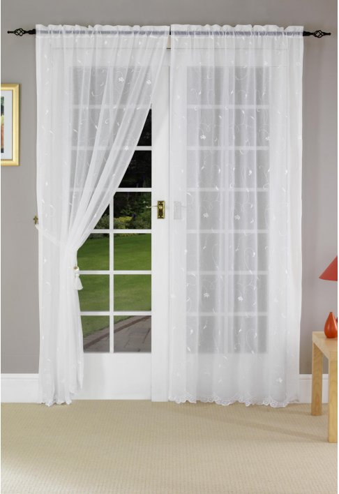 Cream Voile Curtains