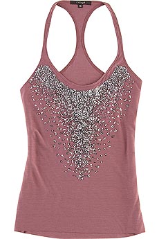 Becca embellished racer back top