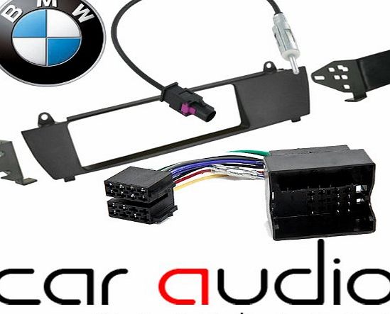 BMW X3 E83 2004 Onwards Vehicles without Navigation - Car Stereo Radio Fascia Facia Panel ISO (Flat Pins) Aerial Kit