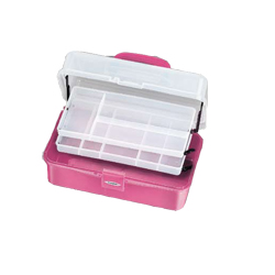 Tackle Box - 2 Tray Cantilever - Medium - (Black)