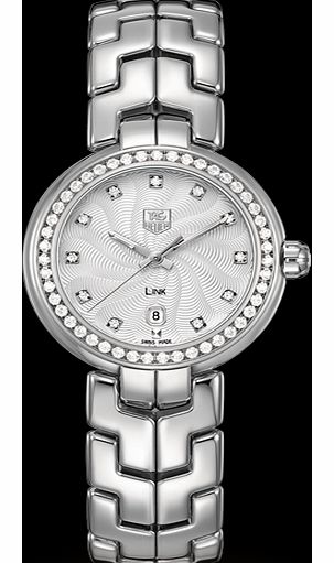 Link Diamond Set Ladies Watch