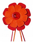 Tagatee at notonthehighstreet.com Sixties Felt Flower Tag