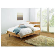 Single Bed, Beech Effect & Airsprung