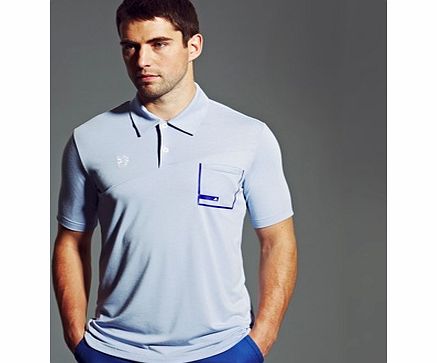 Chelsea Golf ClimaLite Angular Polo Lt Blue Z61513