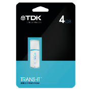 4GB USB WHITE/BLUE D1