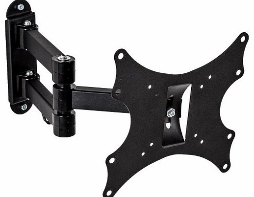 Ultra Slim Cantilever Swivel & Tilt Wall Mount TV Bracket for 17-37 inch for LCD LED 3D Plasma TV Max VESA 200x200