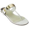 Sequin Toe Thong Sandals