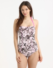 Wild Horses Fria Bandeau Swimsuit - Shell