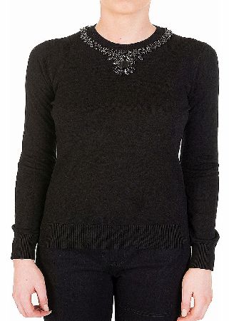 Baker Womens Black Halie Sweater