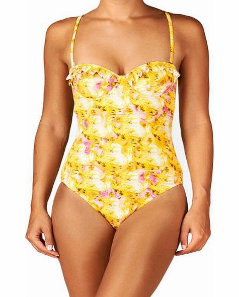 Womens Ted Baker Carlee Swimsuit - Shell