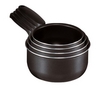 Bienvenue Durabase Series 4 Black Saucepans