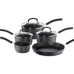 Expert Cook Hard Anodised 5 Piece Cookware Set