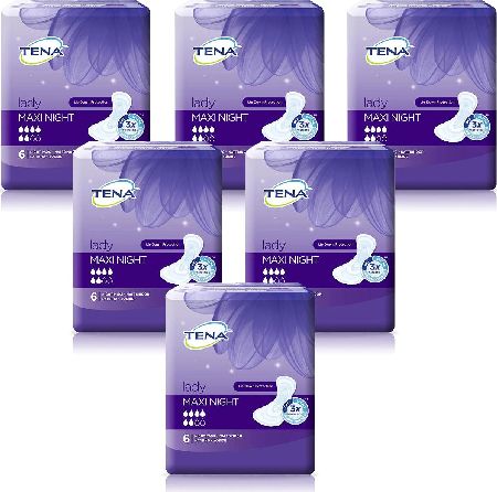 Tena, 2102[^]0076381 Lady Maxi Nights - 36 Pads