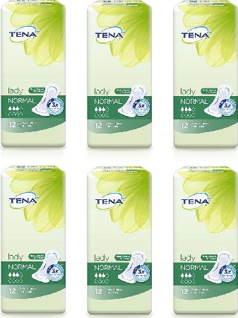 Tena, 2102[^]0002051 Lady Normal - 72 Pairs