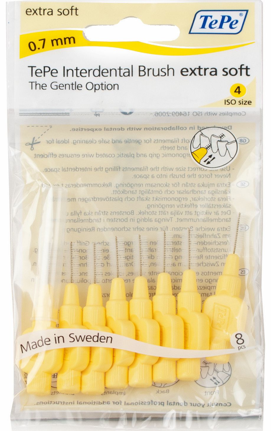 X-Soft Interdental Brushes Soft Yellow