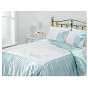 Amiee Embroidered Duvet Set Kingsize, Cloud